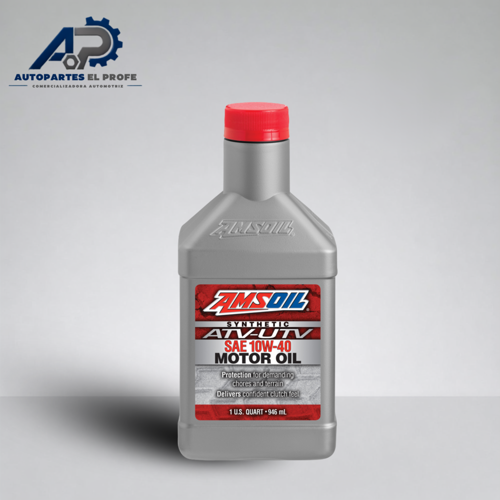 ACEITE AMSOIL 100% SINTETICO PARA MOTO SAE 10W-40 ATV/UTV